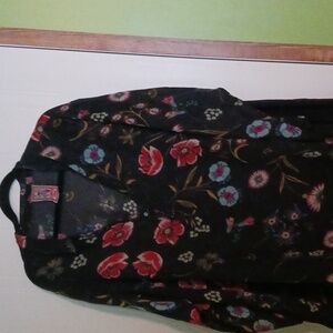 Black floral Johnny Was. XL+